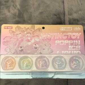 Instinctoy Pop Mart Ice Liquid Poppin Set. Highly Collectible. Sealed .